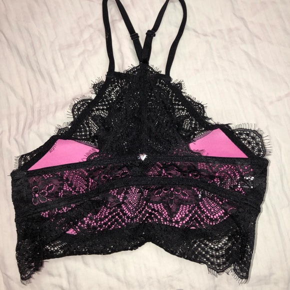 High neck PINK bralette - Picture 3 of 4